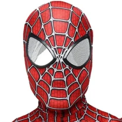 Raimi Spider Man Børn Voksne Jumpsuit Cosplay Kostume Kostume Festgave Børn XL (140-150) -1 Aldult S (150-160)