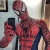 Raimi Spider-Mans barn og voksne heldragt cosplay kostume festgave - WELLNGS 0 Voksen XL (180-185)