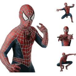 Raimi Spider-Mans barn og voksne heldragt cosplay kostume festgave - WELLNGS 0 Voksen XL (180-185)