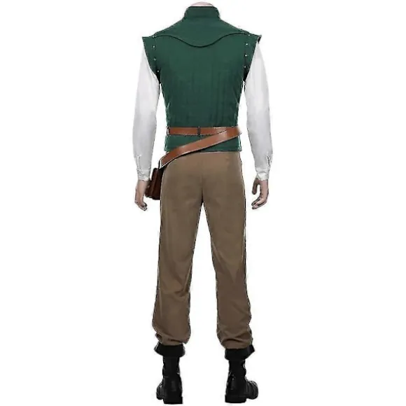 Rapunzel Flynn Rider Voksen Kostumer til Halloween Cosplay XL-FF- XL