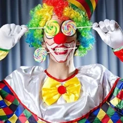 Rød Cirkus Clown Næse Julekostume Fest Cosplay Svampe Næser Rød Næse Halloween Dekoration