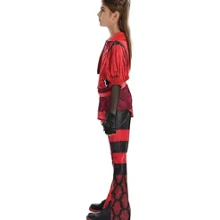 Rød paryk til piger, Descendants 4 The Rise of Red Kostume Tilbehør, CJY en-US