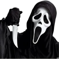 Rædselsmaske - Halloween Cosplay Rædsel Sjov Spøgelsesmaske - Scream Mask_max