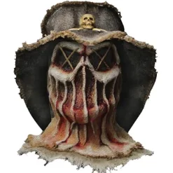 Rædselsmaske til Halloween Dekoration Covid Maske Hovedbeklædning Sjove Rekvisitter Horror Maskerade Skrækindjagende Maske