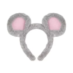 REA Musøre Hårbånd: Plys Dyreører Til Dreng Pige Fødselsdagsfest - Rotte Cosplay Kostume Hovedbeklædning Til Halloween Karneval Temafester Grå Grey 24.00X18.00X1.50CM | Fyndiq