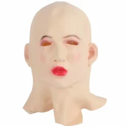 Realist Old Man Old Lady Hoveddækning Hovedbeklædning Latex Hovedbeklædning til Karneval Halloween Cosplay Party Kostume Maskerade Rekvisitter
