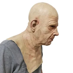 Realistisk Latex Ansigtsmaske til Mænd Mænds Udklædning Halloween Festartikler (1)