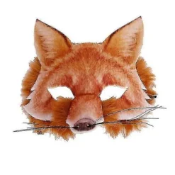 Realistisk Mr. Fox Dyremaske - Voksen Børn Udklædning Karnevalsmaske