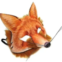 Realistisk Mr. Fox Dyremaske - Voksen Børn Udklædning Karnevalsmaske