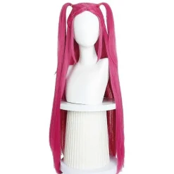 Realistisk Rumi Anime Cosplay Paryk til Dæmondræber Kostume & Konvent [JUN] Pink Mira