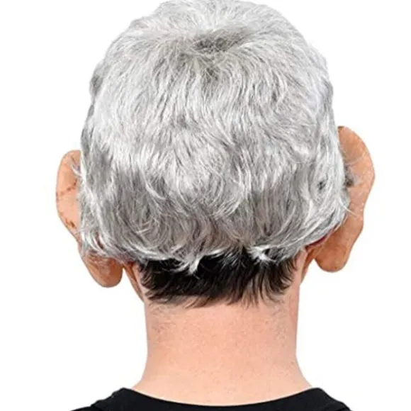Realsitisk Gammel Mand Maske Latex Maske til Karneval Halloween A A