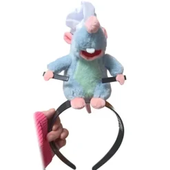 Remy Ratatouille Hårbånd/ Akselsiddende Kok Remy Plyslegetøj Hårbånd Halloween Kostume Hovedbeklædning Rotte Hår Bøjle
