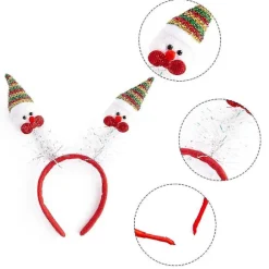 Rensdyr Gevir Sequined Pandebånd Pandebånd Hårbøjle Til Kvinder Piger（stil 4）