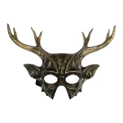 Rensdyr Horn Maske Halloween Cosplay Maske Dyremaske Maskerade Maske Festmaske Aftenbal Maske til Kvinder Mænd