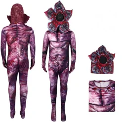 [RM]Demogorgon Kostume til Børn Drenge Halloween Skræmmende Cosplay Blomst Monster Jumpsuit A stil jumpsuit+hovedbeklædning{FY A style jumpsuit+headgear 150 A style jumpsuit+headgear | Fyndiq
