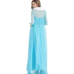 [RM]Frozen Voksen Kvinder Prinsesse Elsa Kostume til Jul Cosplay Fancy Kjole Outfit 3XL