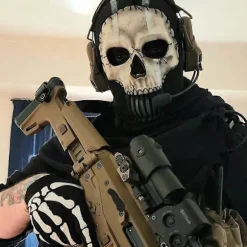 [RM]Ghost-maske V2 - Operator MW2 airsoft COD Cosplay Airsoft Taktisk Kranie Fuldmaske