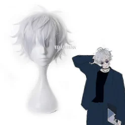 [RM]2023-Gojo Satoru Cosplay Parykker Anime Jujutsu Kaisen Gojo Kort Varmebestandigt Syntetisk Hår Med Parykhætte Typeruk Uden Øjenlap _xx Gojo Satoru wig B | Fyndiq