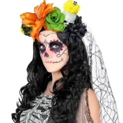 Rose Blomsterkrone Hovedbøjle Foto Rekvisitter Boho Halloween Hovedbeklædning A14