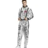 Rumdragt til rumfartsastronaut Cosplay Uniform til mænd og kvinder Halloween Karneval Performance Kostume (M Mænd)