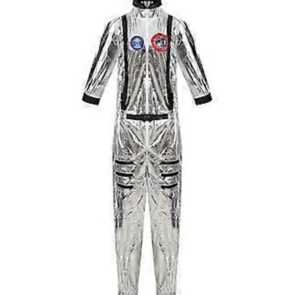 Rumdragt til rumfartsastronaut Cosplay Uniform til mænd og kvinder Halloween Karneval Performance Kostume (M Mænd)