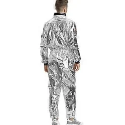 Rumdragt til rumfartsastronaut Cosplay Uniform til mænd og kvinder Halloween Karneval Performance Kostume (M Mænd)