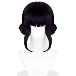 Rumi Cosplay Paryk Syntetisk Hårforlængelse Hestehale til Daglig Brug (FMY) Sort lilla Zoey Black purple Zoey