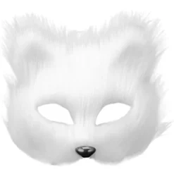 Rævmaske Dansfest Maskerademaske Halloweenmaske Rekvisit Therian Ulvemaske Pelsmaske Dyremaske Cosplay