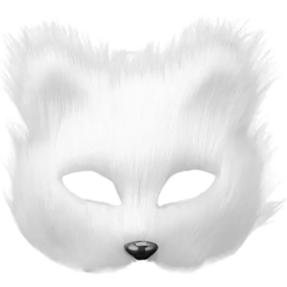 Rævmaske Dansfest Maskerademaske Halloweenmaske Rekvisit Therian Ulvemaske Pelsmaske Dyremaske Cosplay