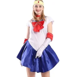 Sailor Moon Cosplay Kostume til Kvinder - Festdragt - Uniform - Gave XL