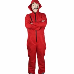Salvador Dali La Casa De Papel Cosplay Pengehus Jumpsuit Endast Kostume OnlyCostume OnlyCostume M