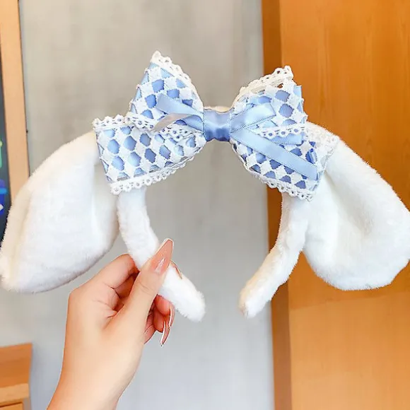Sanrioed søde plys hovedbeklædning tegneserie My Melody Cinnamoroll Kuromi Kawaii pandebånd søde hårtilbehør børn piger gaver small cinnamoroll