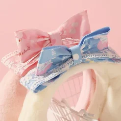 Sanrioed søde plys hovedbeklædning tegneserie My Melody Cinnamoroll Kuromi Kawaii pandebånd søde hårtilbehør børn piger gaver small cinnamoroll