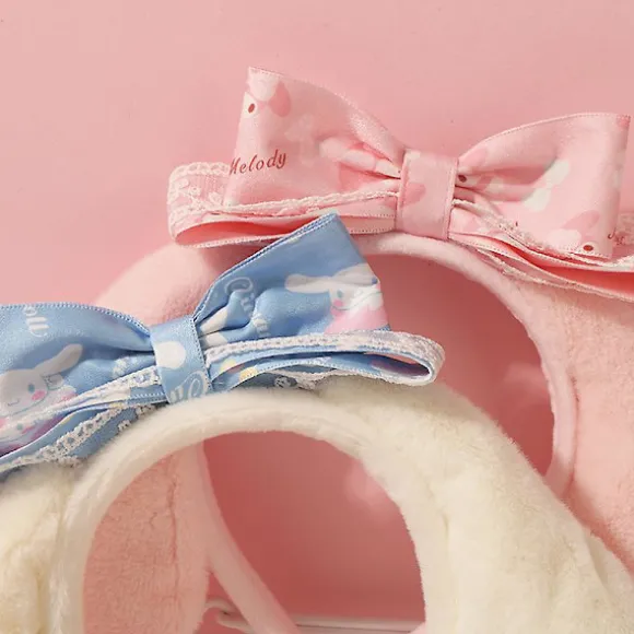 Sanrioed søde plys hovedbeklædning tegneserie My Melody Cinnamoroll Kuromi Kawaii pandebånd søde hårtilbehør børn piger gaver small cinnamoroll