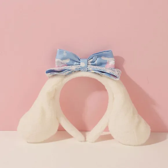 Sanrioed søde plys hovedbeklædning tegneserie My Melody Cinnamoroll Kuromi Kawaii pandebånd søde hårtilbehør børn piger gaver small cinnamoroll