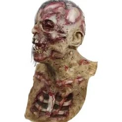 Scary Walking Monster Mask Død Zombie Scary Halloween Costume Party Full Latex Cosplay Props Voksen