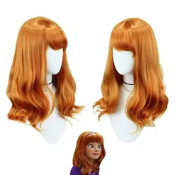 Scooby Daphne Cosplay Parykker Naturlige Til Halloween Fest