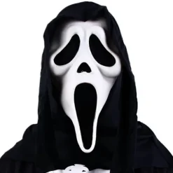 Scream Maske, Ghostface Maske, Halloween Skræmmende Film Scream Maske, Ghostface Kostume Rekvisitter Hvid MaskeCJY