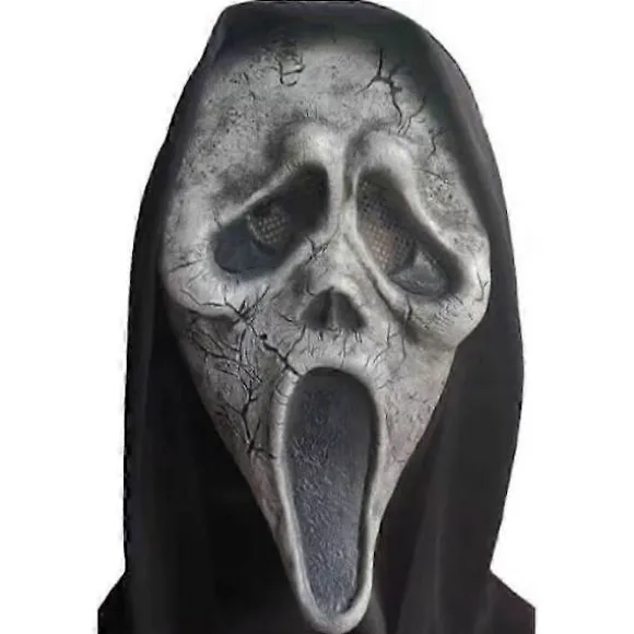 Scream Maske Ghostface Skalle Latex Maske Voksne Skræmmende Spøgelse Ansigt Horror Maske Halloween Fest Kostume Cosplay Rekvisitter_tfrf