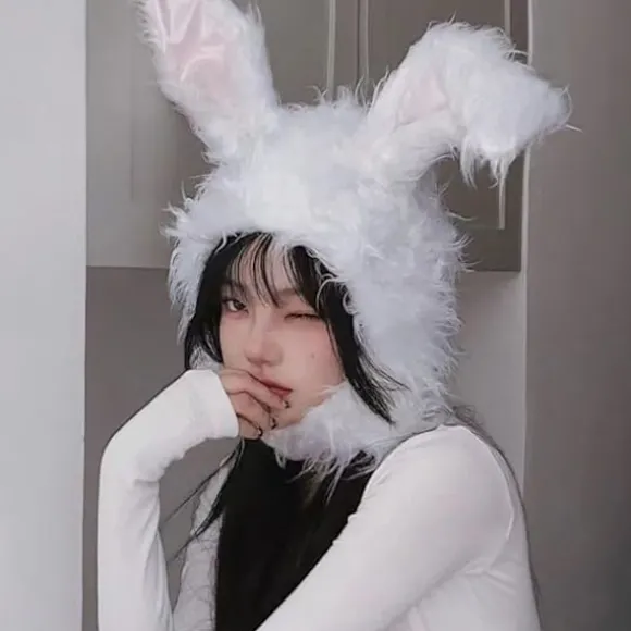 Sød Kaninhat Øre Hårbånd Kasket Kanin Cosplay Foto Props Sjove Props Blød Nyhed Klæd Dig Ud Party Events Kostume