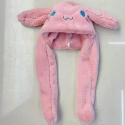 Sød Sanrio Hat Cinnamoroll Tilbehør Kawaii Hold Varmt Opbevaringshætte Ører Bevægelig Anime Blødt Legetøj til Piger Gave - Perfekt 5