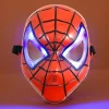 Selvlysende Spider-Man Maske med LED-øjne til børn [JUN]