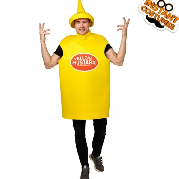 Sennep Ketchup Flaske Kostume Til Voksne Sjov Mad Tunika Til Par Maskotter Outfit Fancy-Dress Kostume Dd402