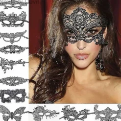 Sensuelt Legetøjs Kostume Blonder Øjenmaske Maskerade