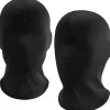 Sharharge 2 stk. sort helmaske Halloween spandex hætte maske Hovedbeskyttelse Ansigtsløs maske til unisex cosplay kostume