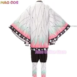 Shinobu Voksen Børn Kochou Anime Cosplay Kostume Kanae Cosplay Tøj Sommerfugl Klips Kvinder Uniform Slayer Kappe Halloween Outfit barn 110 kid 110 Wig B with clips | Fyndiq