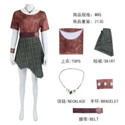 Shrek 5 Fiona Ork Kostume Halloween Cosplay 25DZ6163 S