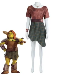 Shrek 5 Fiona Ork Kostume Halloween Cosplay 25DZ6163 S