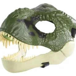 Simuleret Dinosaur Maske Halloween Cosplay Prop Latex Maske zy Green