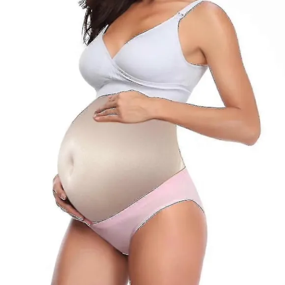 Simuleret gravid mave, skuespiller cosplay rekvisitter, åndbar sceneoptræden - Perfekt Skin Color L